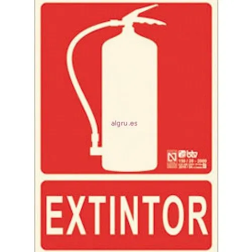 Señalización Letreros de EXTINCIÓN - Algru.es