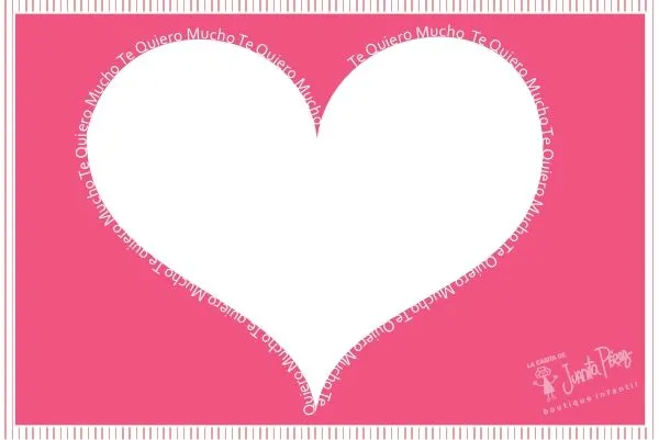 Send A WebCard - Corazon Rosa cpn Letras