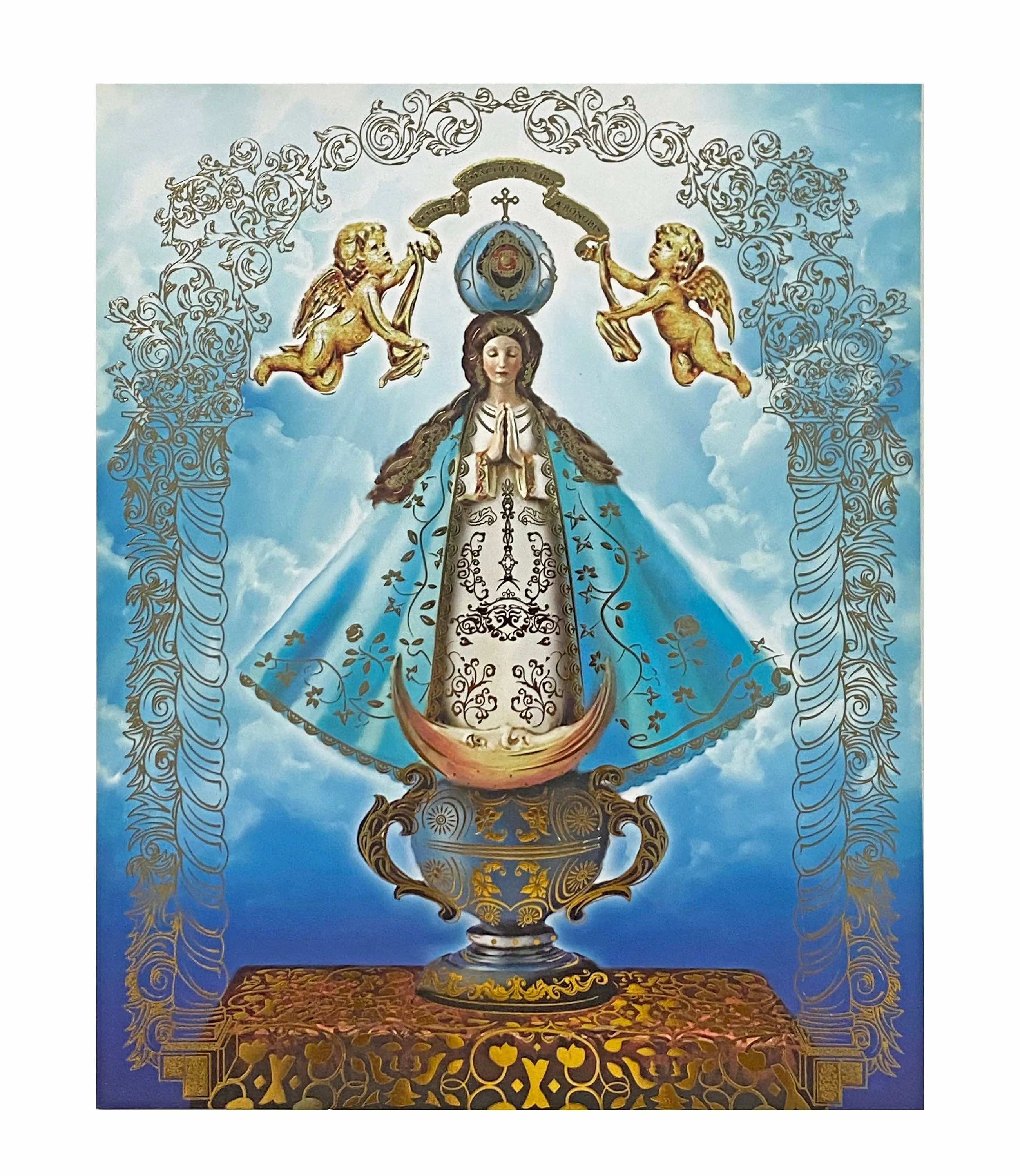 Nuestra Señora de San Juan de Los Lagos Virgen Sin Marco Impresión Católica  Cristiana Pared Arte Decoración del Hogar Impresión Religiosa para Marco de  Cuadro Virgen - Etsy México