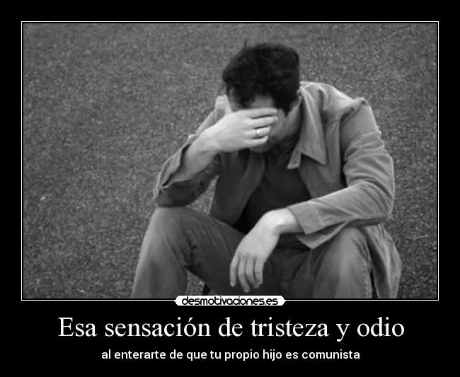 Esa sensación de tristeza y odio | Desmotivaciones