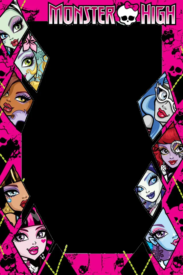 Sensacionales Marcos para Fotos de Monster High. | Marcos Gratis ...