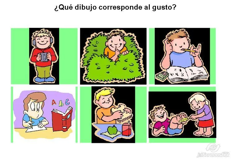 Los cinco sentidos » Recursos educativos digitales