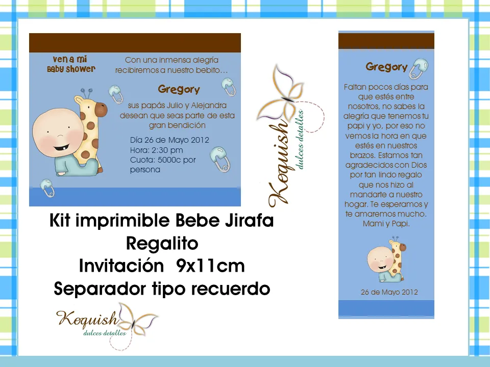 Separadores baby shower de niña para imprimir gratis - Imagui