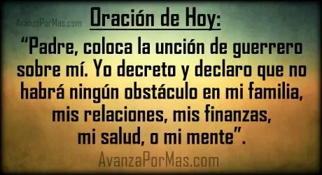 SERÁS VALIENTE? - ORACIÓN