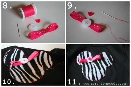 Serenity Now: DIY Minnie Mouse Silhouette T-Shirt Tutorial