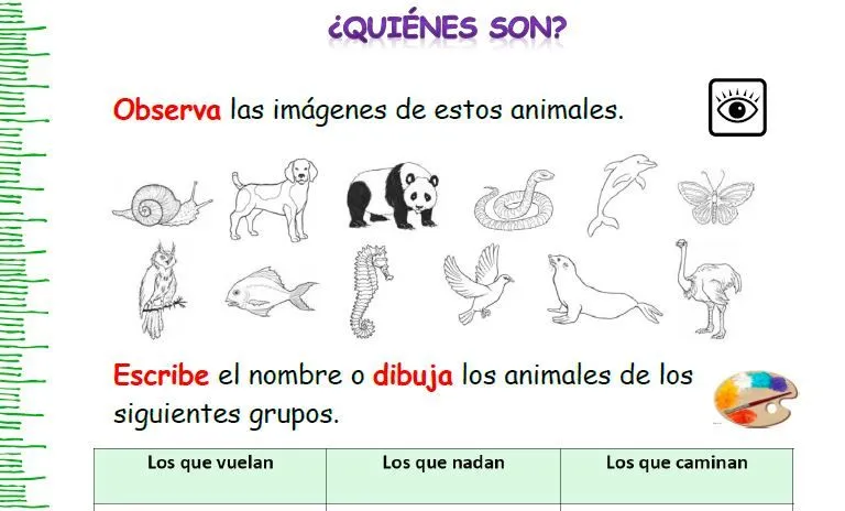 seres vivos - Currículum en línea. MINEDUC. Gobierno de Chile.