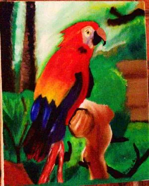 de la serie el color de las guacamayas #1 Die G. C- Artelista.