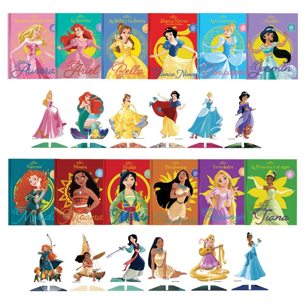 Serie Completa Disney Princesa - Coleccionables Madreditorial