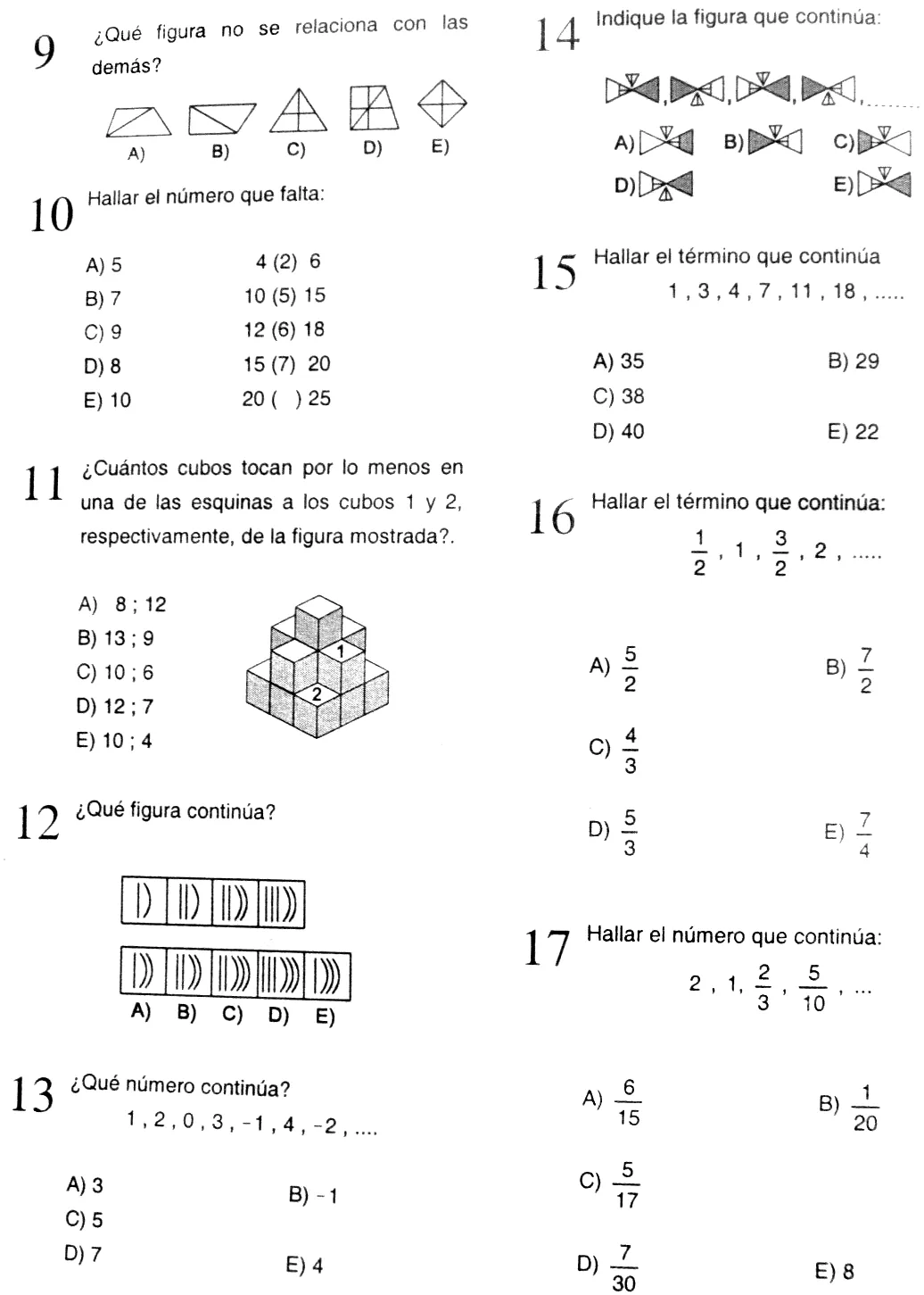 Series Gráficas Ejercicios Resueltos - Psicotécnico « Blog del ...