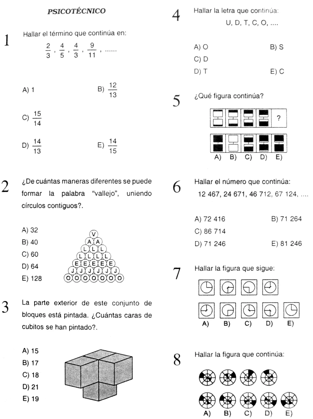 Series Gráficas Ejercicios Resueltos - Psicotécnico « Blog del ...