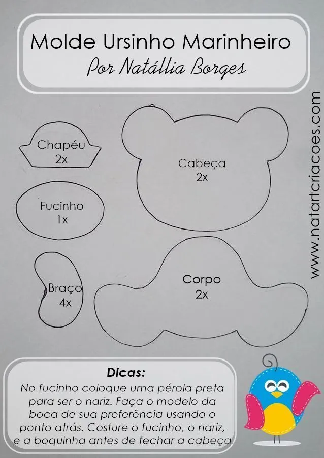 Servilleteros para fiestas infantiles hechos con foami | Moldes, Oso de  fieltro, Patrones de artesanía en fieltro