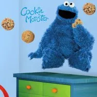 sesame street cookie monster wall decals sku 469340 $ 34 99 quantity