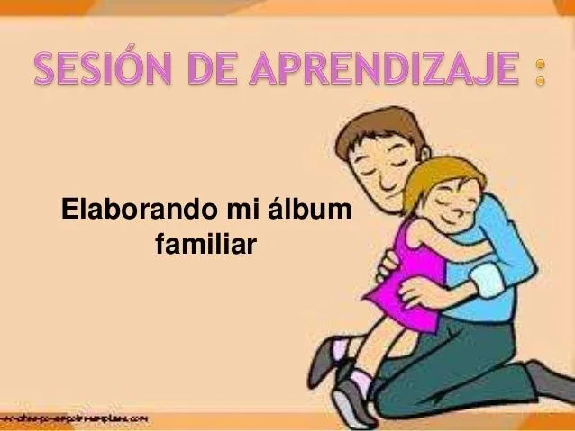 Sesion de aprendizaje elaborando mi album familiar