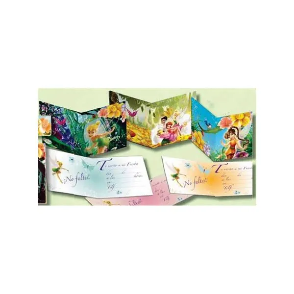 Set de invitaciones Disney Hadas: comprar online