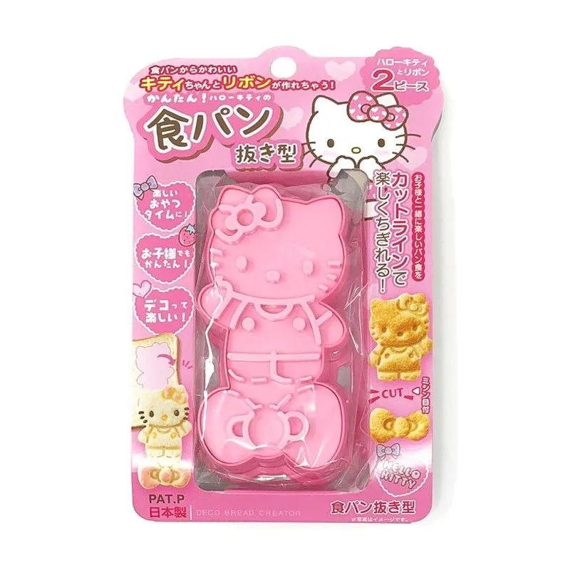 Set Molde Cortador Pan Hello Kitty - Kawaii Panda - Making Life Cuter