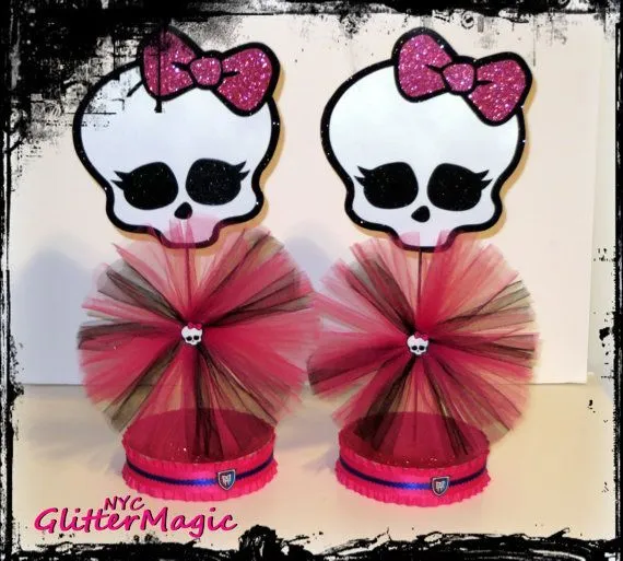 SET DE 2 Monster High Centros de Mesa / Fiesta por GlitterMagic23s ...