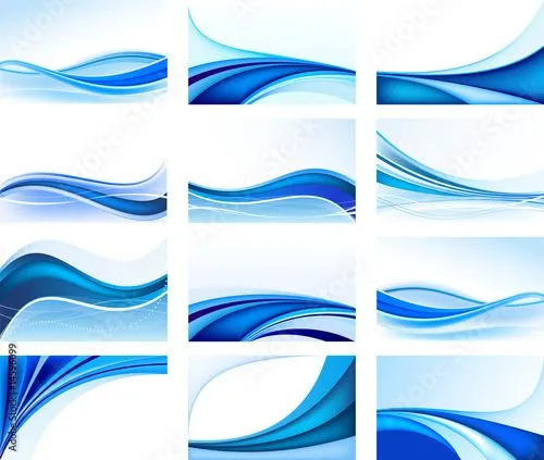 Set of abstract backgrounds vector © vanias #14596099 - Ver ...