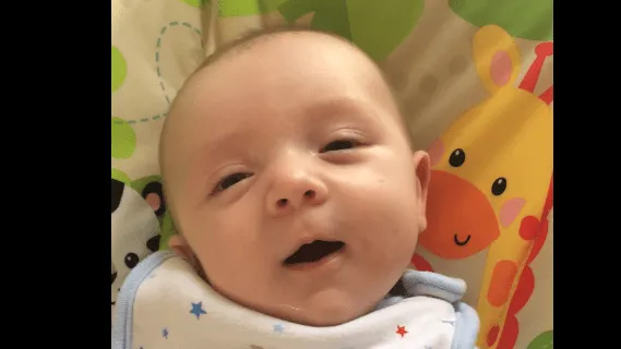 Seven-Week-Old Belfast Baby Says Hello to His Mom | Storyful ...