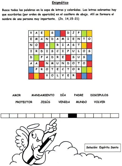 SGBlogosfera. Amigos de Jesús: CONOCEMOS Y TRABAJAMOS PENTECOSTÉS