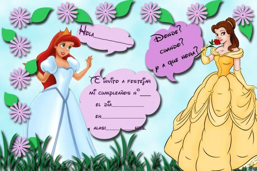 SGBlogosfera. María José Argüeso: TARJETAS DE CUMPLEAÑOS DISNEY