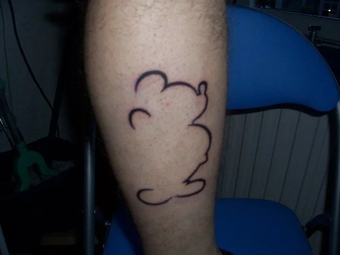 Shadow Of Mickey Tattoo Picture