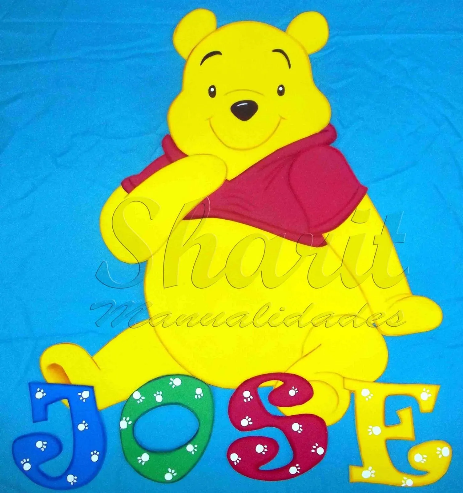 Sharit Manualidades y Mas: Whinie the Pooh en Goma Eva