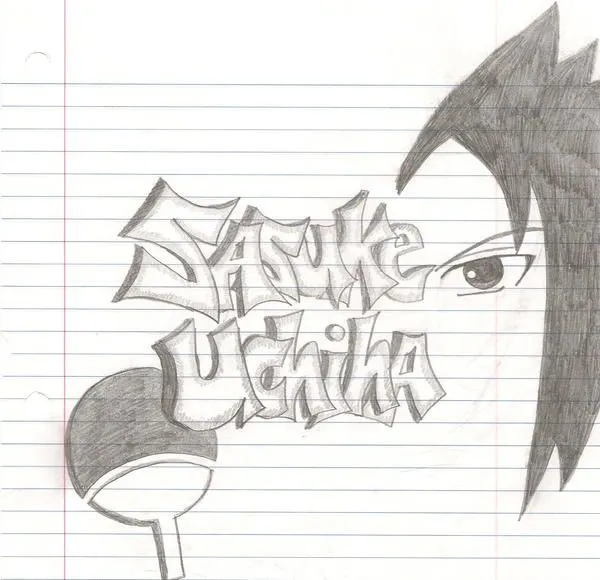 Shippuden Sasuke Graffiti by Linkin-Park-fangirl on DeviantArt