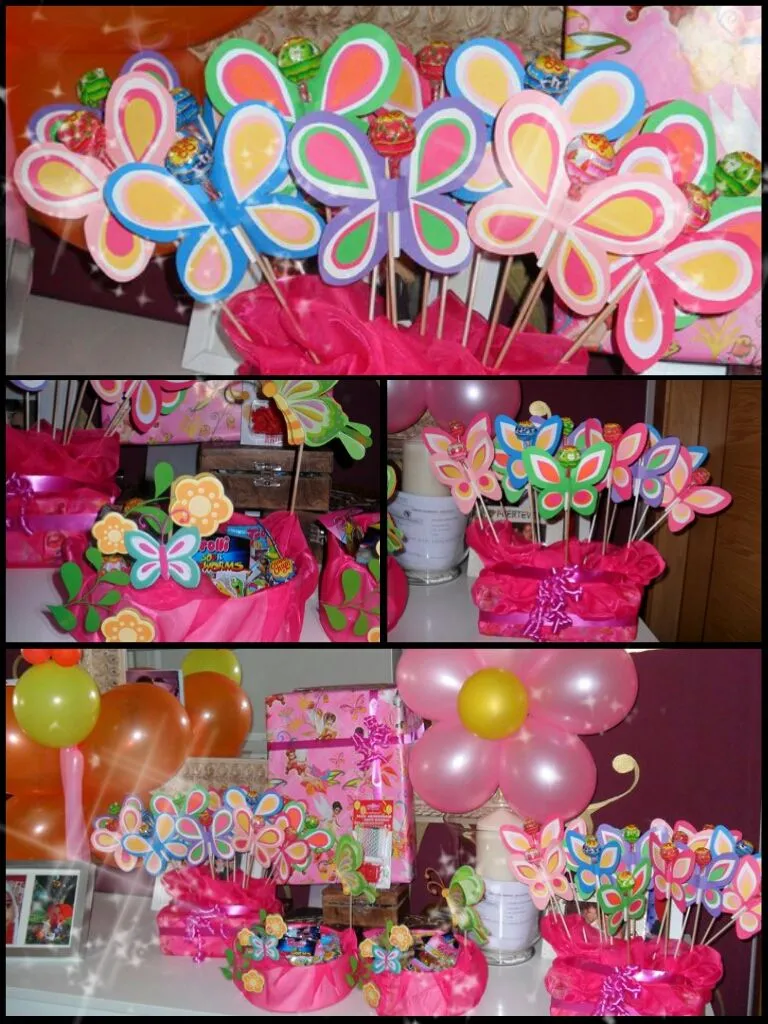 Decoración mariposas para cumpleaños - Imagui
