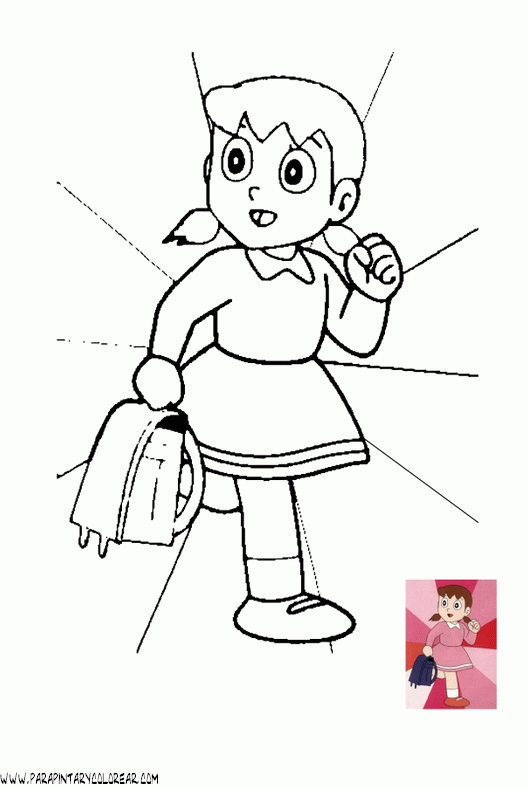 Shizuka para colorear - Imagui