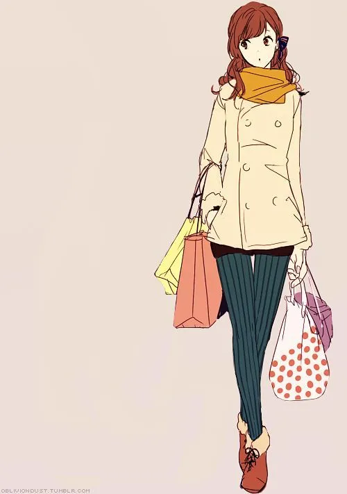 Shopping. | Anime Art. | Pinterest