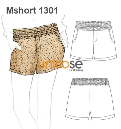 Si hacemos estos short en una tela sedosa, quedarían muy bien como ...