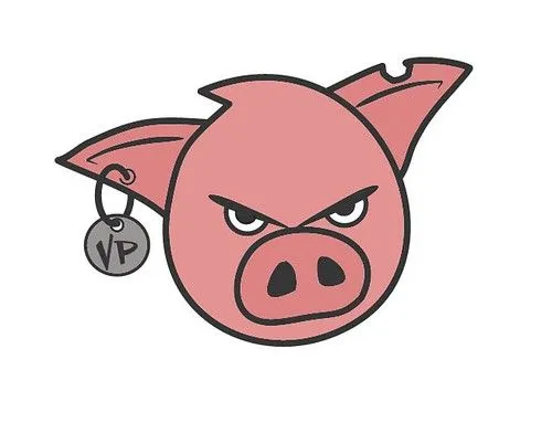 Show Pig Logo Vicious Final Clipart - Free Clip Art Images