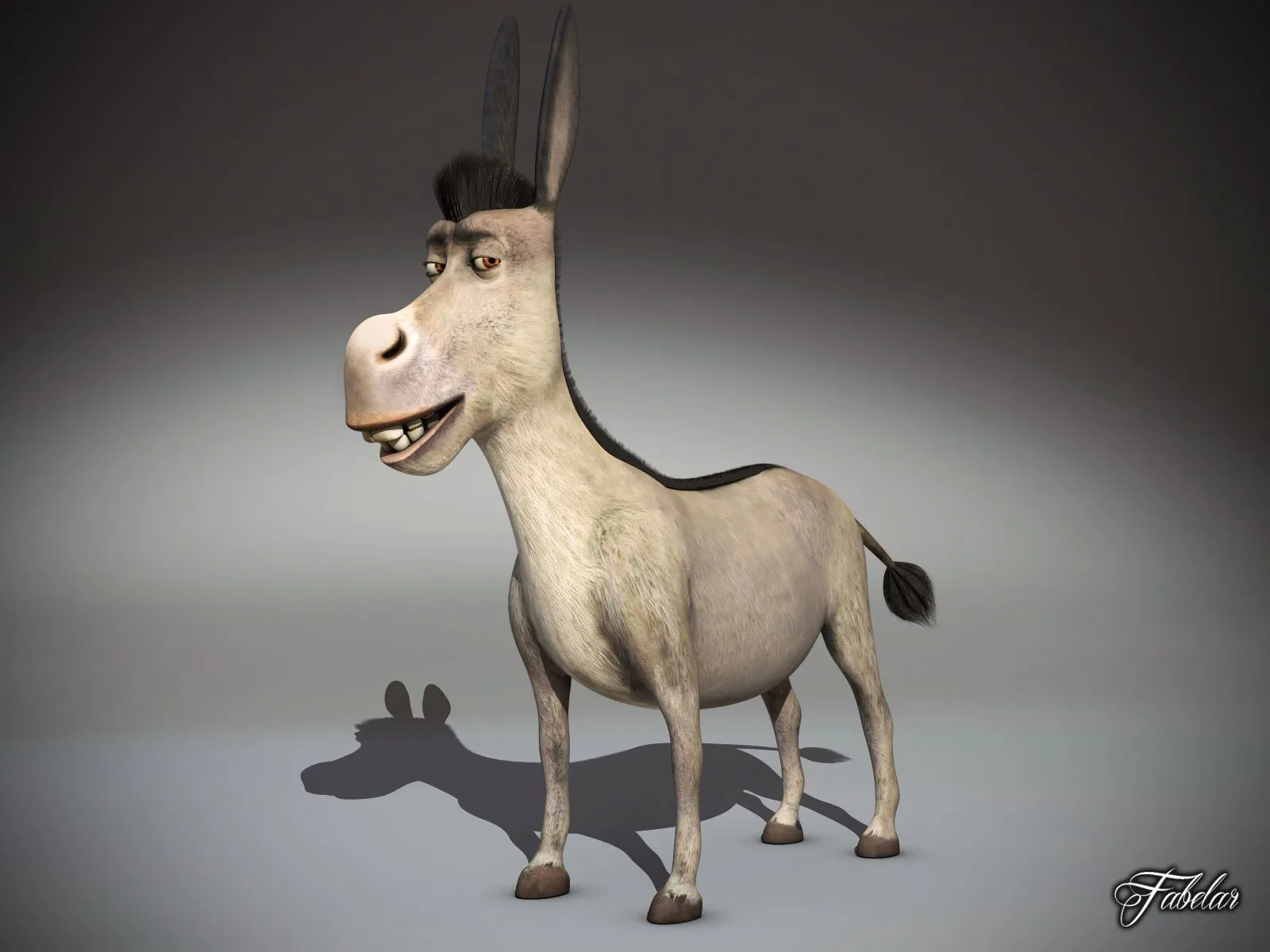 Shrek y burro Modelo 3D $299 - .max - Free3D