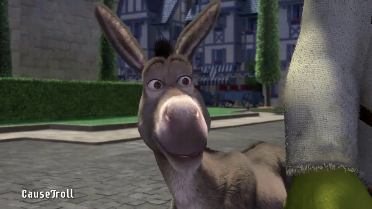 Shrek y Burro se Toman una Fotografia audio latino (HD) Shrek - YouTube