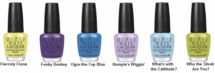 The Fancy Face: OPI Shrek Forever After Collection - Spring 2010