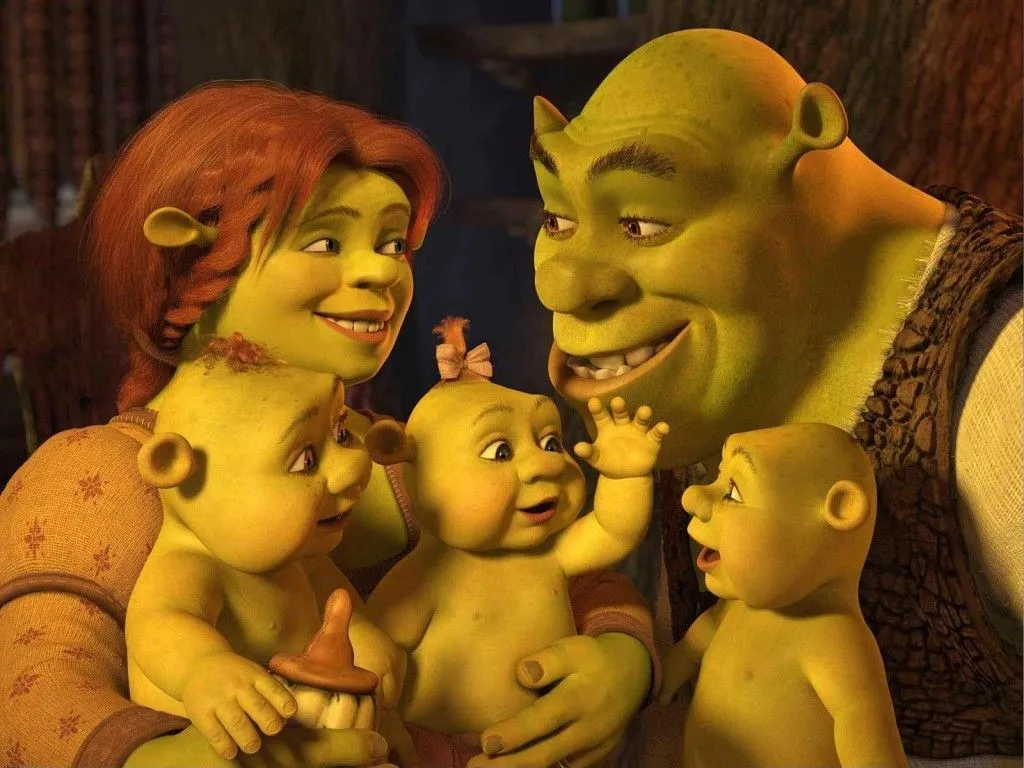 shrek 4 tiene su gracia con una trama que recuerda una pelicula de ...