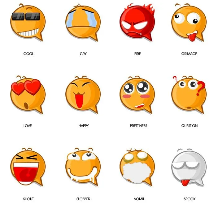 ShutterLinks: Cute and Beautiful Emoticon Icon Pack