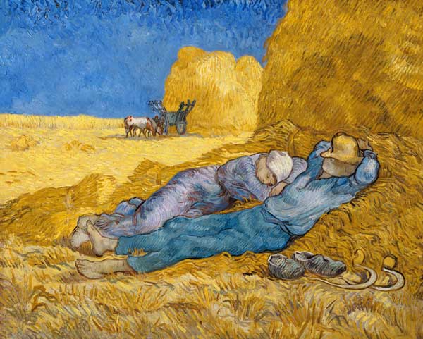 Medio día , o La Siesta (de Millet) - Vincent van Gogh