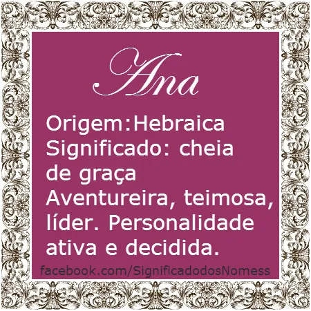 Ana significado - Imagui