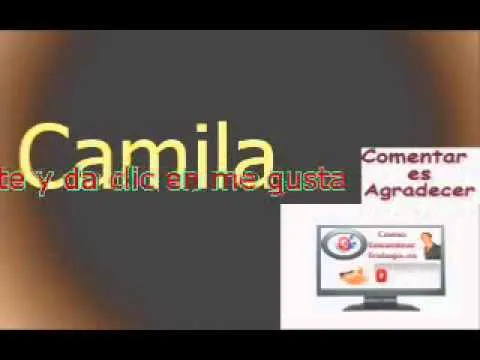 Significado del Nombre, Camila - YouTube