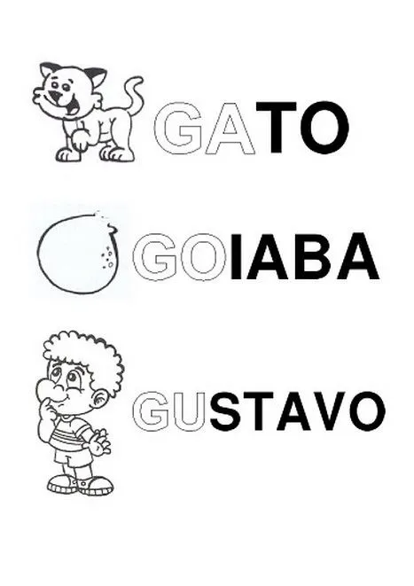 SILABÁRIO ALFABETO ILUSTRADO "A" a "Z" ATIVIDADES LETRAS ANIMAIS E ...