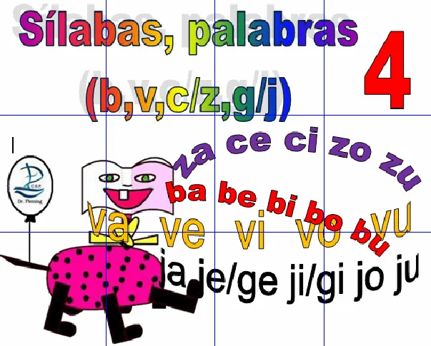 Sílabas y palabras con B, V, C, Z, G y J | Blog de 1º de E.P. ...