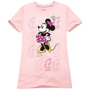 Silhouette Minnie Mouse Tee for Women