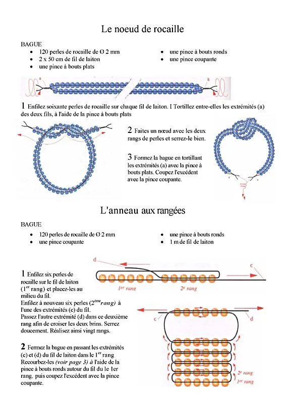 Silimoda: Mostacillas Anillos muy sencillos