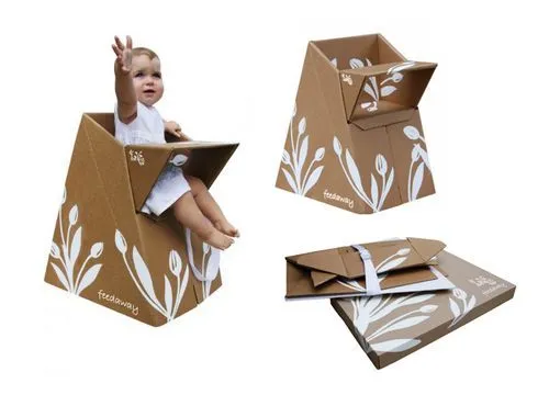 SILLAS DE CARTON PARA BEBES - blog de diseno - El Chiltepe