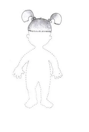 Silueta del cuerpo humano de niños - Imagui