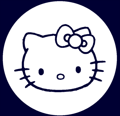 Silueta de Hello Kitty - Imagui