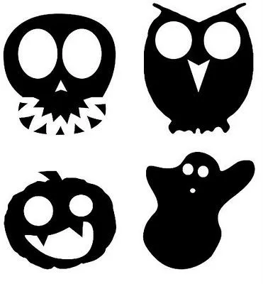 Siluetas recortables para decorar en Halloween. - Paperblog