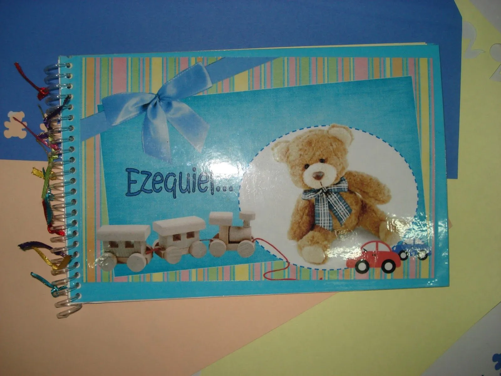 Silvia Scrap: Cuaderno de firmas para Baby Shower