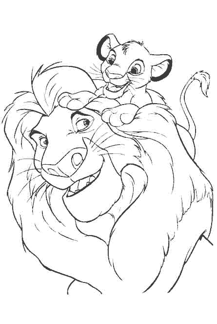 Dibujos para colorear de El rey león, The Lion King, Il Re Leone ...